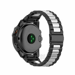 Quickfit Edelstahl Metall Armband Für Garmin Fenix 7 7S 7X Solar 6 6S 6X 5 5S 5X