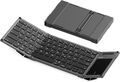 Inateck Faltbare Tastatur KI-Tastatur  Touchpad Bluetooth Wireless Mini-Tastatur