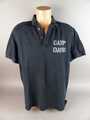 Camp David Herren Poloshirt Gr. XXL schwarz kurzarm Regular Freizeit (20565)