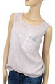 Ella Jonte Leinen Top rosa rose 40 42 - 50% Leinen 50% Baumwolle Made in Italy 