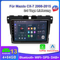 Carplay Android 13 Für Mazda CX-7 2008-2015 Autoradio GPS NAVI SWC BT DAB+ 4+64G