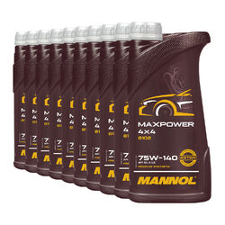 10 (10x1) Liter MANNOL Maxpower 4x4 SAE 75W-140 API GL 5