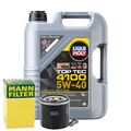 Motoröl 5W40 LIQUI MOLY Top Tec 4100 5L+MANN Ölfilter+Ölablassschraube