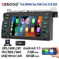 Android 13 2+64G DAB+ Autoradio 7" Carplay Für BMW 3er E46 M3 Rover 75 KAM NAVI