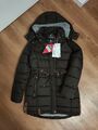 Navahoo Damen Winter Parka Stepp Mantel Jacke mit Kapuze warm gefüttert Daliee