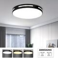 24W/48W Led Deckenleuchte Badleuchte Deckenlampe Mit Fb Küche Wohnzimmer Dimmbar