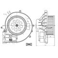 Innenraumgebläse NRF für Mercedes-Benz SLK R171
