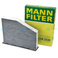 MANN-FILTER CUK2939 Innenraumfilter Pollenfilter Aktivkohlefilter für VW GOLF V