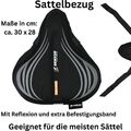 Gel Satteldecke Fahrrad Sattelbezug Gelüberzug super weich und bequem 30x28 cm