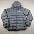 Jack Wolfskin Jacke Herren Small Schwarz Stormlock Daunen Puffer Isoliert Mantel