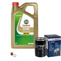 BOSCH Ölfilter 5 L Castrol EDGE FST 5W-30 LL für VW Golf Plus 1.6 1.8