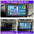 4+64GB Für Suzuki Swift IV FZ 2011-2017 Android 13 CarPlay Autoradio GPS Navi