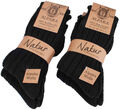 Alpaka Socken 4 Paar 100% Alpaka Wolle Warm Dick Wintersocken für Herren Damen