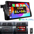 DAB+ 4+64G Für 3er BMW E46 318 320 325 Android 13 Autoradio Carplay GPS Navi RDS