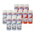 6x Heizkörper Lackspray 400 ml weiß Spraylack Spray Lack Heizung Radiator Boiler