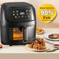 Heißluftfritteuse Friteuse Backofen Heißluft Fritteusen Air Fryer 8 L 1800 W XXL