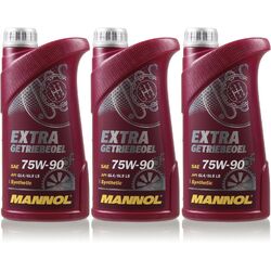 3L Original MANNOL Extra Getriebeöl 75W-90 API GL 4/GL 5 LS MN8103-1