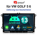 9" 4G 4+64GB Autoradio AM Android 13 GPS Navi SWC für VW GOLF 5 6 Passat Touran 