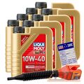 8x 1 L LITER LIQUI MOLY DIESEL LEICHTLAUF 10W-40 MOTOR-ÖL MOTOREN-ÖL 32292242