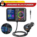 Dual USB FM Transmitter Radio Auto Bluetooth 5.0 KFZ Ladegerät Adapter für Handy