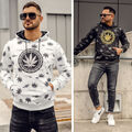 Sweatshirt Kapuzenpullover Hoodie Pullover Motiv Print Men Herren BOLF Aufdruck