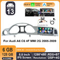 Für Audi A6 C6 4F MMI 2G 05-2009 8.8" Android Autoradio Carplay GPS NAVI 6+128G