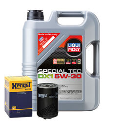 Motoröl 5W30 LIQUI MOLY Special Tec Dx1 5L+HENGST Ölfilter