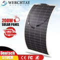 12V Flexibles Solarmodul 200W nur1m² Solarpanel Photovoltaik Balkonkraftwerk