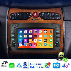 Android13 4+64G Für Mercedes Benz CLK W209 W203 W463 W168 Autoradio WIFI GPS Nav