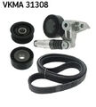 Mehrrippiger Keilriemen Set VKMA 31308 SKF für AUDI A4 B7 A4 B7 Avant A5 A6 C6