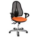 Topstar OP290U Bürostuhl Open Point SY Deluxe Drehstuhl - orange/schwarz