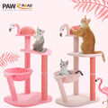 PAWZ Road Kratzbaum Flamingo Katzenkratzbaum Katzenbaum Klein Spielbaum Sisal