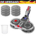 Elektrischer Wischaufsatz für Dyson V7/V8/V10/V11/V15 Staubsauger mit 8 Mopps