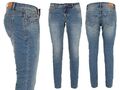 Stitch & Soul  Jeans Hose Damen Skinny Fit blau Stretch Mid used blue
