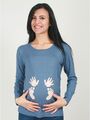 Umstandsmode süß Mama T-Shirt mit Motiv | Schwangerschaft Geschenk | Baby