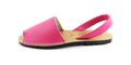 Avarcas Damen Spanische Leder Sandalen Espandrillos Menorquinas Rosa Pink