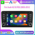 7" 2+32G Für Audi A3 S3 RS3 8P 8V Android13 Autoradio WIFI BT GPS Nav DAB USB FM