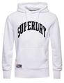 Superdry Sweatshirt Herren Weiß Uni Arch Mono M2011373A Kapuzenpullover Neu A