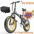 Lankeleisi 20 Zoll Klappbar E-Citybike 45km/h Elektrofahrrad Fatbike Pedelec NEU