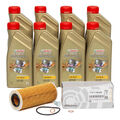 8L CASTROL EDGE 5W30 M LL-04 + ORIGINAL Ölfilter für BMW 3er 5er X3 X5 M57 N57