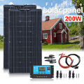 200W Flexible Solarpanel 200W (2X100W) Monokristallines Solar Kit 20A Laderegler