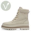 Tamaris Stiefelette 1-26231-43 418 Schnürboot Vegan Warmfutter ivory beige