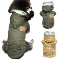 Hundebekleidung für Kleine Hunde Winter Warm Hundemantel Weste Jacke Mop XS-2XL