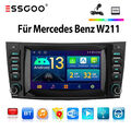 Für Mercedes Benz E-Klasse W211 W219 Autoradio Android 13 CarPlay GPS Nav BT RDS