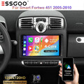 9" Android 13 Autoradio 64G Carplay Für Smart Fortwo 451 05-10 Kam+ RDS GPS Navi