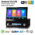 Android 12 Single DIN Autoradio DAB + Radio GPS DSP WiFi Bluetooth CarPlay CD 4G