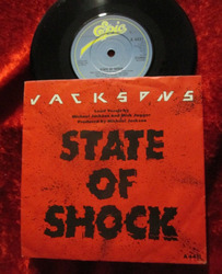 The Jacksons + Mick Jagger - State of Shock (1984)  UK 7"