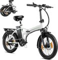 Klappbar 20 Zoll E-Citybike 25km/h Elektrofahrrad 48V 15AH Moped Pendler E-Bike