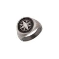 s.Oliver Jewel Herren Ring Edelstahl silber Kompass 203493