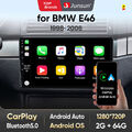 64GB Für BMW 3er E46 1998-2006 Carplay Android13 Autoradio GPS NAVI BT WIFI DAB+